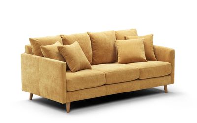 Canapé ELLIE Fixe 4 places. 227 x 98 x 85 cm, revêtement chi…