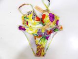 a bikini that has a tag on the bottom of it