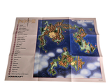 a picture of a map of the world on a piece of paper