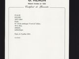 signed letter signed by g renon, president of the united states