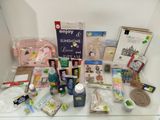 many items that are sitting on a table together