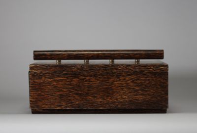 Eugène Printz ( attribué à ) . Coffret quadrangulaire en boi… - Photo 1