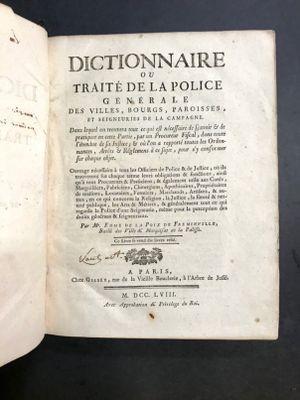 Dictionnaire des pratiques policières