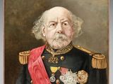 a painting of a man in uniform with a medal on his chest