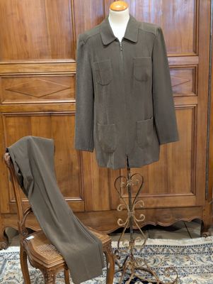 FRANCOISE DE FRANCE - Ensemble 2 pièces, pantalon à pince et…