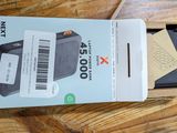 a box with a barcode on it sitting on a table