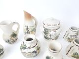 many different types of vases that are on the table