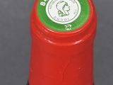a close up of a bottle of wine with a label on it