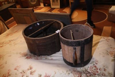 Deux mesures à grains fin XIX-début XX° // Enlèvement unique… - Photo 1