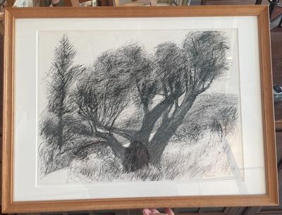 GUY BARDONE (1927-2015) "Oliviers à la colline"