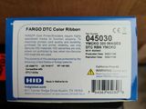 a box with a label on it that says fargo dtc color ribbon