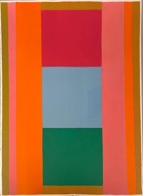 une image représentant un tableau représentant un carré aux couleurs variées