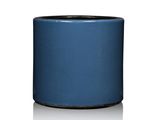 an image of a blue vase on a white surface