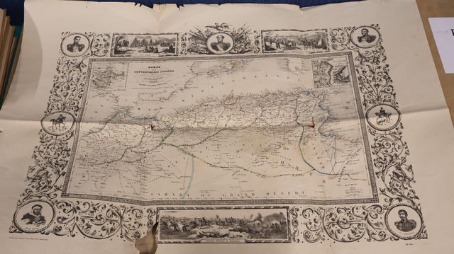 Carte du Gouvernement d’ALGER dédiée à l’armée française. Paris, ...