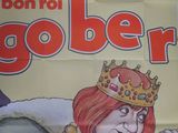 une affiche représentant un personnage de dessin animé coiffé d'une couronne