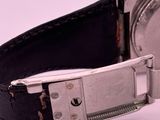 an image of a close up of a watch on a white surface