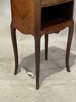 Petit chevet rectangulaire en bois, placage et marqueterie o… (photo 3)