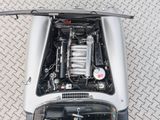 an overhead view of a car with its engine in the trunk