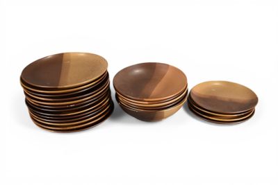 Partie de service de table en grès