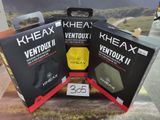 trois boîtes d'Hexax Venttox II et une boîte d'Hexax Hexax