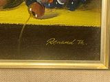 une image d'un tableau de fruits sur une table