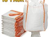 beaucoup de sacs blancs et orange