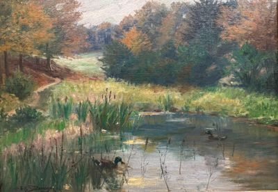 Fritsch Schurmann. La marre aux canards. - Photo 1