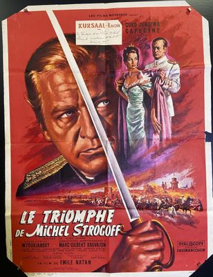 french movie poster for le tromphe de michel stroope