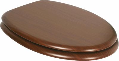 Le siège de WC en bois est fabriqué en bois et comporte un couvercle en bois.