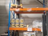 many boxes and boxes on the shelves in the warehouse