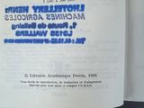 an open book with a picture of a machine on it