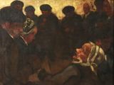 an image of a painting of a group of people in a room