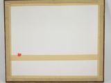 an image of a piece of art with a red dot on it
