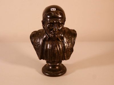 Anonyme, fin XIXème, début XXème siècle. Buste en fonte pati…