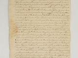 une feuille de papier sur laquelle on peut écrire, posée sur une table