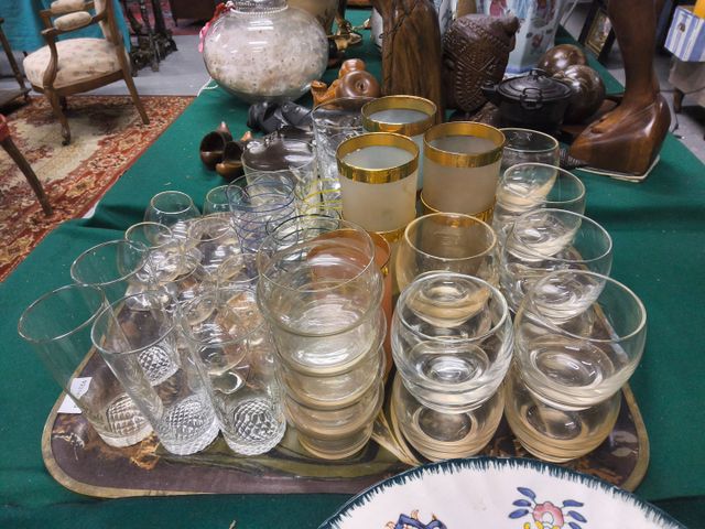 Lot de verres dépareillés
