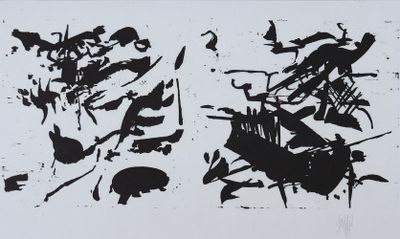 une image représentant un dessin en noir et blanc d'oiseaux et d'autres animaux
