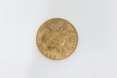 an image of a gold coin on a white surface