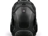 sac à dos noir pour ordinateur portable, avec logo sur le devant et sur le côté