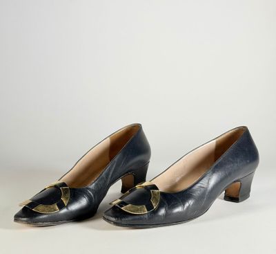 ROGER VIVIER Delman (créations pour Christian Dior) paire de…