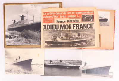 plusieurs vieilles photos d'un bateau, d'un bateau, d'un bateau et d'un bateau