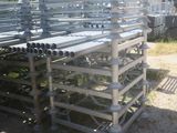 a lot of pipes that are stacked on top of each other
