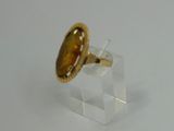 an image of a gold ring on a clear acrylic stand