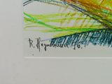 a picture of a drawing of a bird on a piece of paper