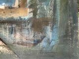 an image of a painting of a cat sitting on a window sill