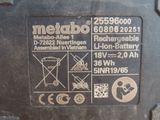 a label on the back of a vehicle that says metado