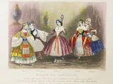 an image of a group of women dressed in fancy clothing