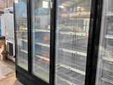 an image of a refrigerated refrigerator in a warehouse