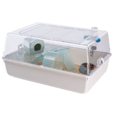 46 / Mini Duna Cage pour hamster 55×39×27 cm - Blanc - …