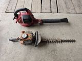 a picture of a hedger and a hedger on the ground